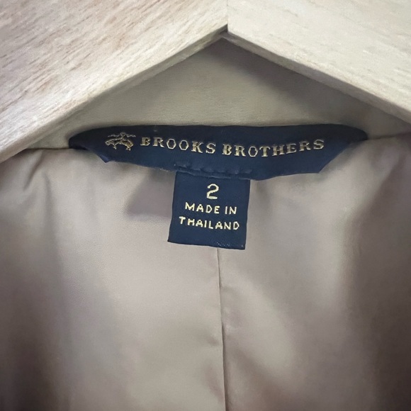 Women Brooks Brothers Trench coat Size2 - Picture 3 of 11